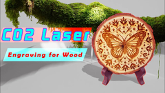 কাঠের জন্য CO2 লেজার খোদাই মেশিন। DIY সজ্জা এবং উপহার ক্ষুদ্র ব্যবসা খোদাই 2025