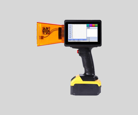 ধাতু / প্লাস্টিক / কাঠ / চামড়া / টাইলের জন্য মিনি পোর্টেবল হ্যান্ডহেল্ড লেজার কোডিং মেশিন